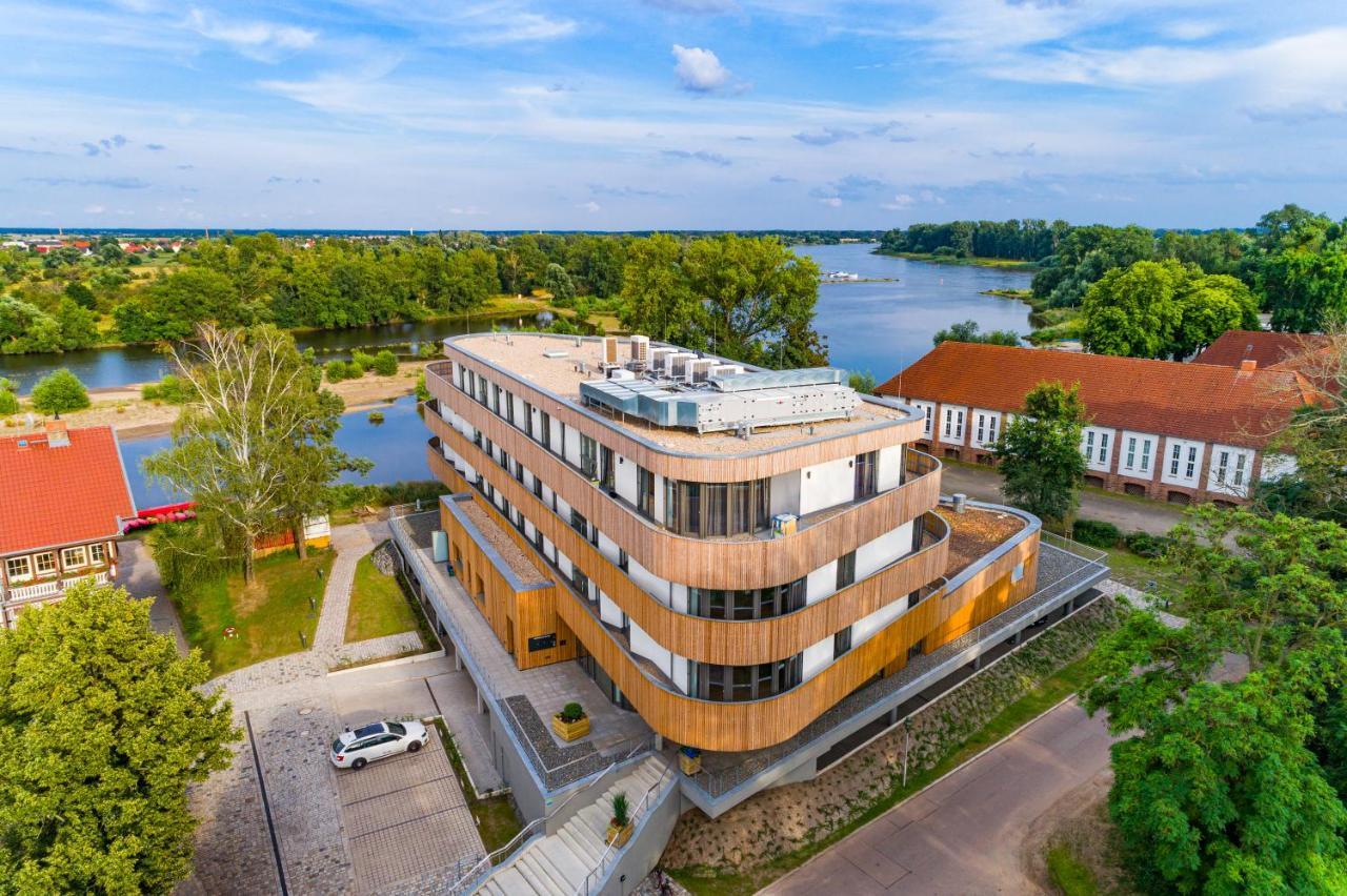 Das Elb Boardinghouse Hotel Restaurant Magdeburgo Exterior foto